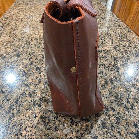 Portland Leather Mini Crossbody Tote - Picture 4 of 8